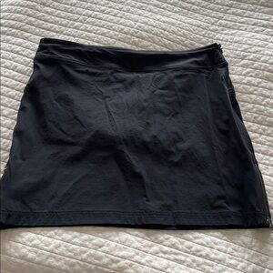 Athleta Black Skort with Textured Design